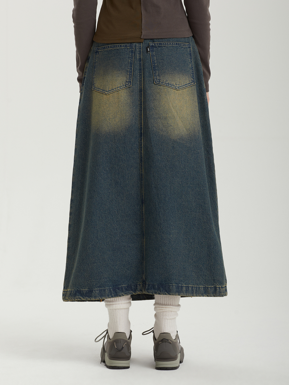 Юбка Curved Raw Edge Maxi