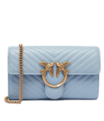 Кожаный кошелек LOVE ONE WALLET C Pinko - голубой(100062 A0GK)