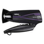 Фен электрический BBK BHD1608I Compact черный/фиолетовый