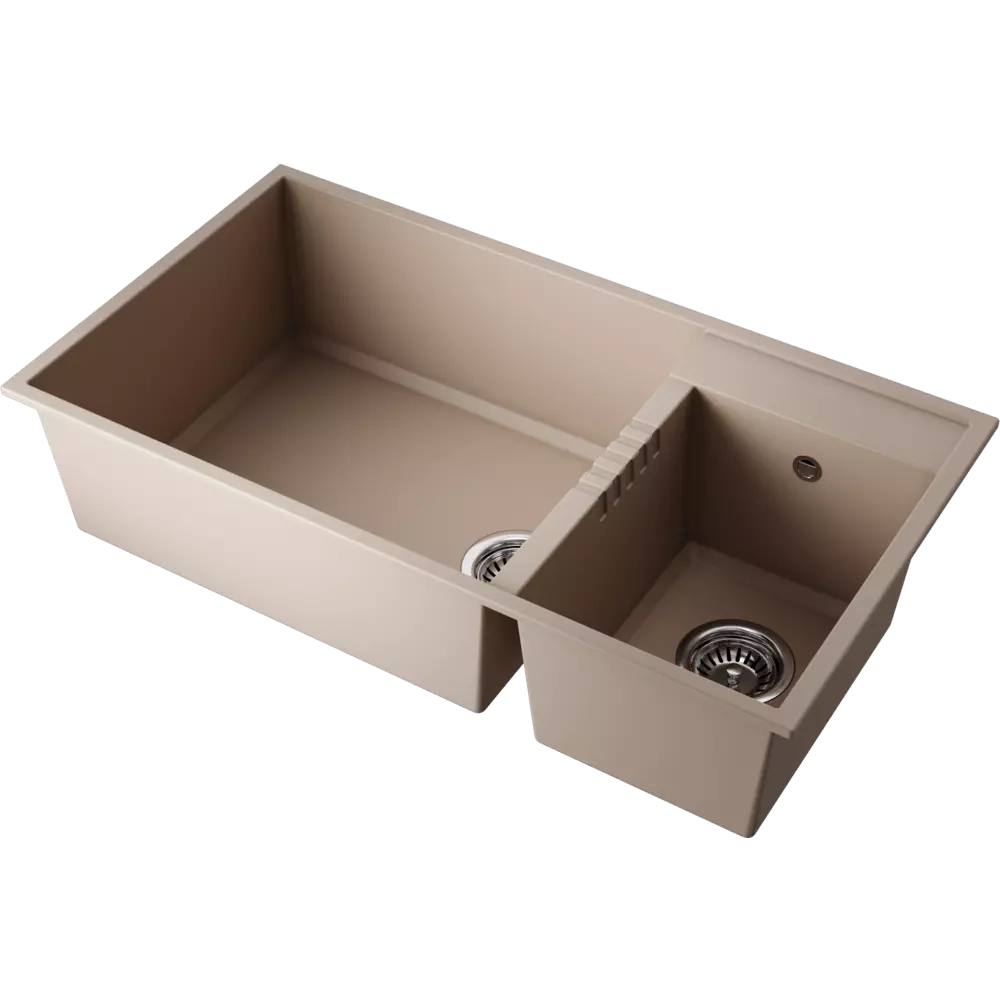 Кухонная мойка Omoikiri Tedori 85-2-U-ES Tetogranit/espresso