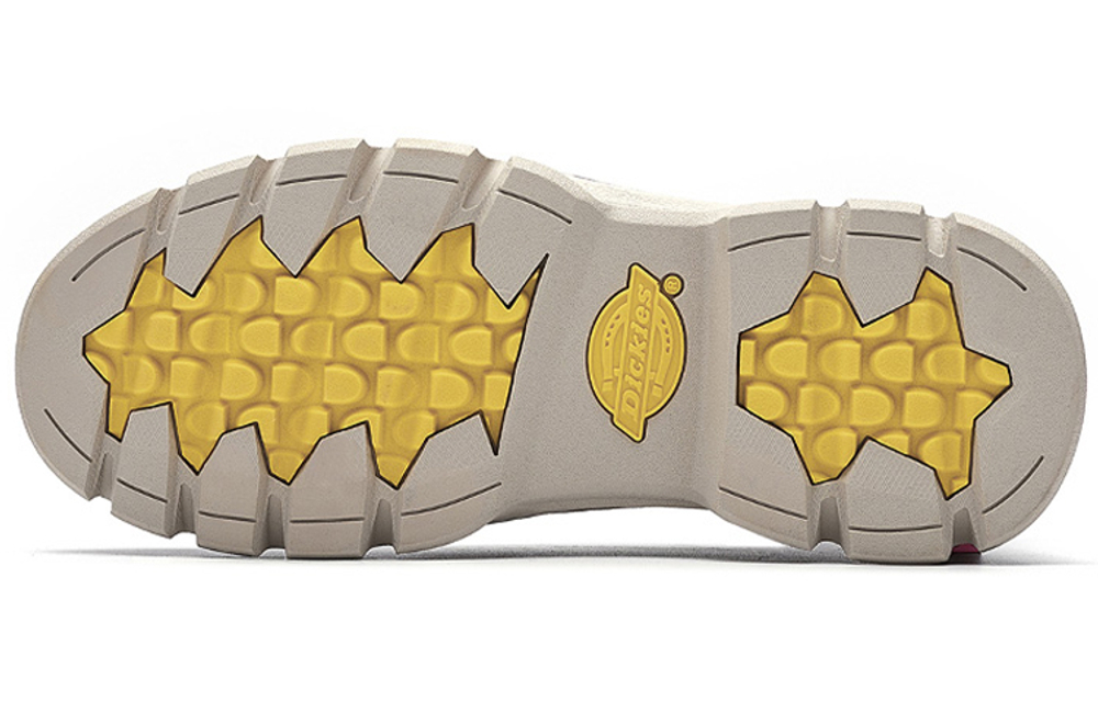 Dickies Split Pig Leather Abrasion Resistant Slip Resistant Comfortable Short Combat Boots Unisex Sand