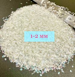 Стеклянная крошка Жемчужная 1