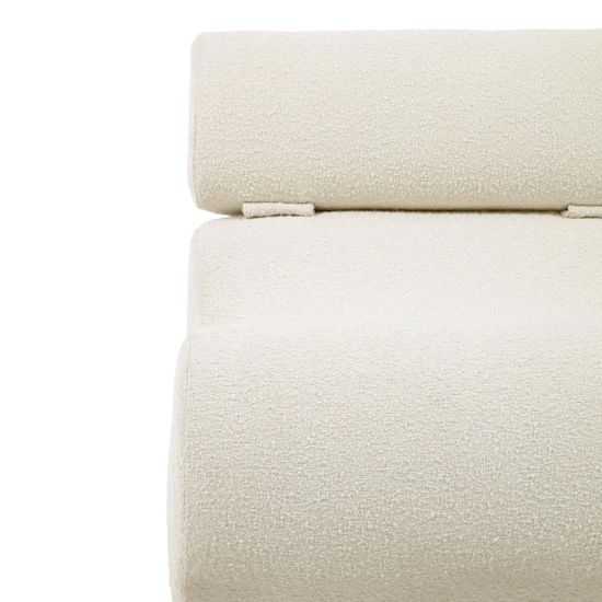 Кресло Club из белой ткани букле Испания Lа Forma