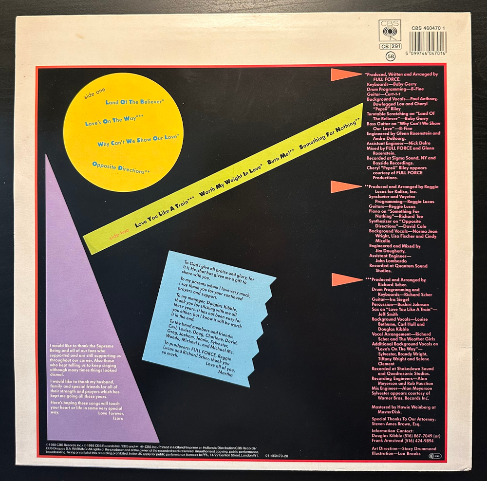 The Weather Girls - The Weather Girls (Голландия 1988г.)