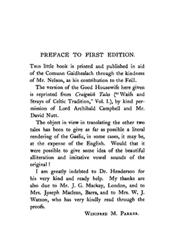 Gaelic fairy tales | Winifred M. Parker