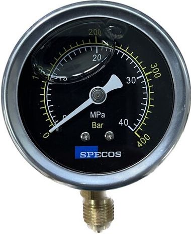 Глицериновый манометр для гидравлического пресса SPECOS 40MP
