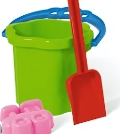 Песочный набор №107 (ведро 0,7л, формочка, совок 21см) (Стеллар)