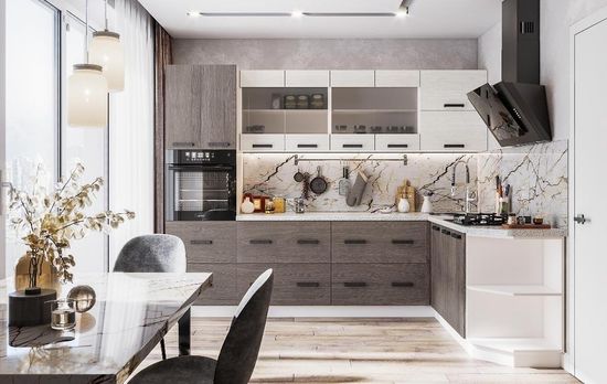 вариант компоновки модульная кухня НАГАНО