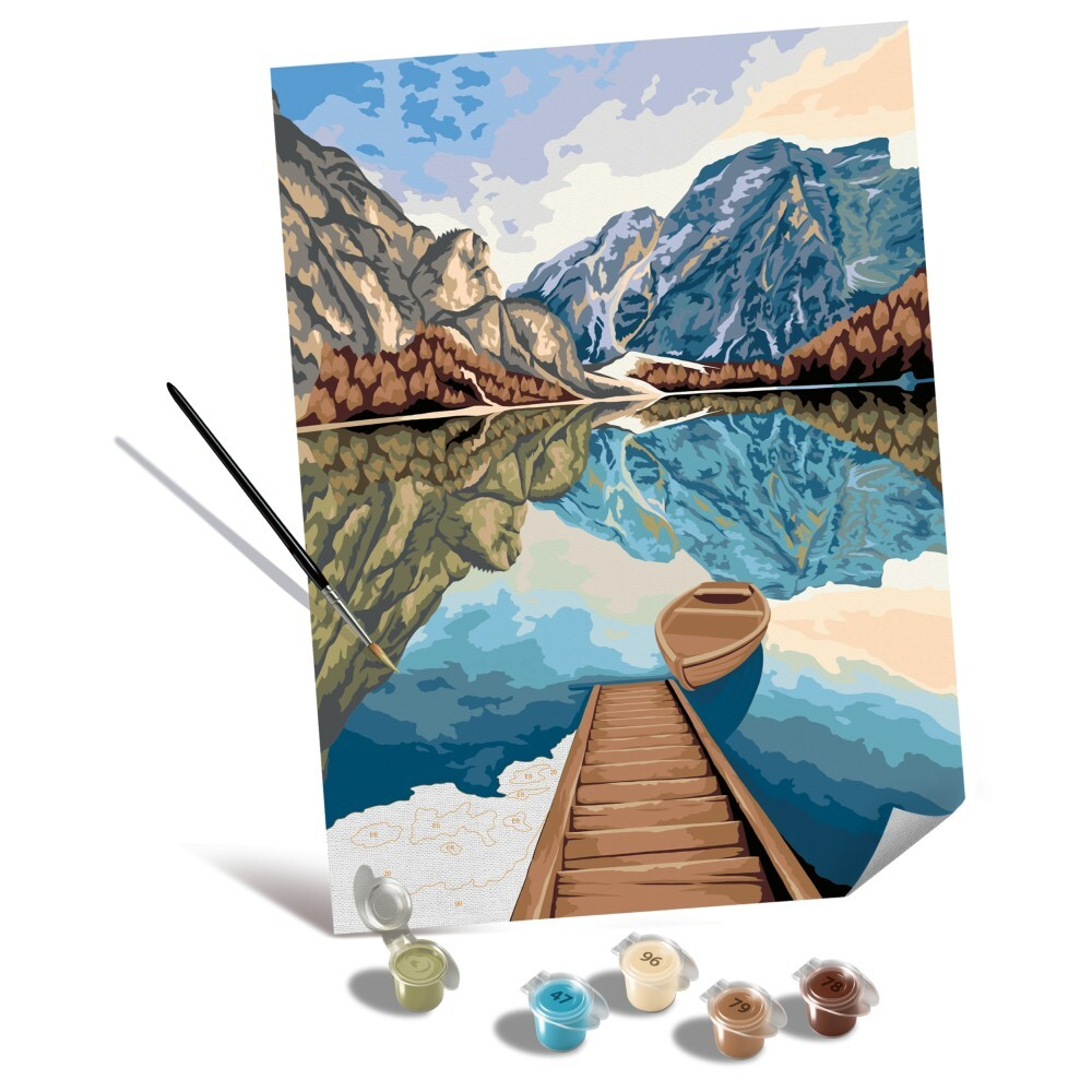 Ravensburger - CreArt на холсте Озеро Живопись по номерам 239092 / артикул   239092  / GTIN 4005556239092