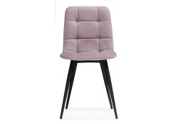 Стул на металлокаркасе Чилли К розовый / черный