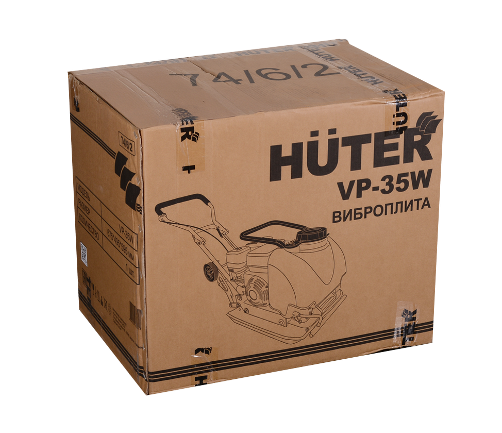 Бензиновая виброплита Huter VP-35W