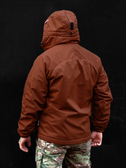 Куртка демисезонная Варгградъ на флисе мужская терракот