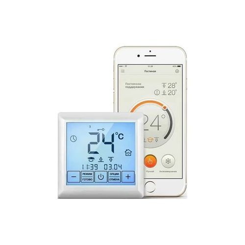 Терморегулятор Теплолюкс MCS 350 Tuya белый 3,5 кВт Wi-Fi