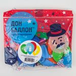 Шар (12''/30 см) С Днем Рождения! (мишки), Ассорти, пастель, 2 ст 25 шт.