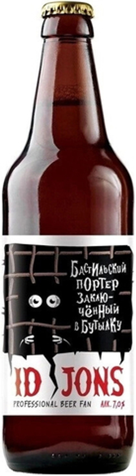 Пиво Коникс & АйДи Джонс Бастильский Портер / Konix & ID Jons Bastille Porter 0.45 - стекло