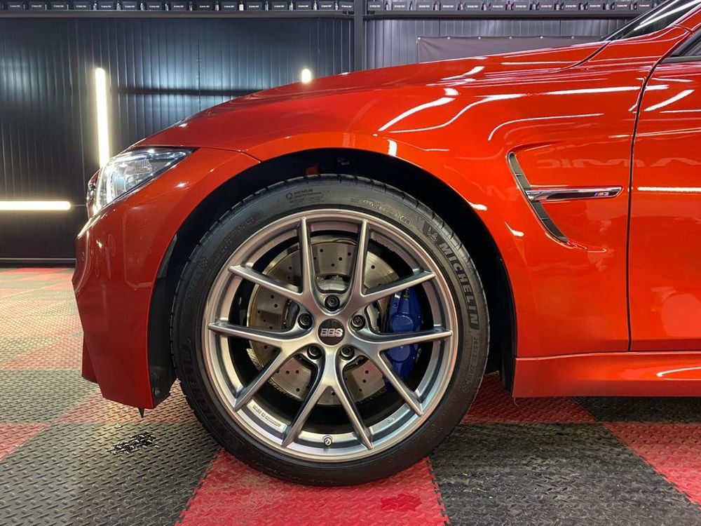F80 & BBS CI-R 19" platinum silver