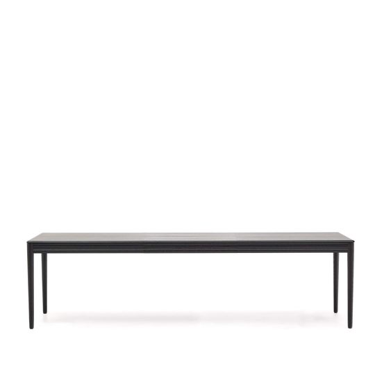 Раздвижной стол Lenon черный из шпона и массива дуба 200(280)x90 Испания 