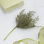 Ветка декоративная «Зимний танец» 27 см, Шампань