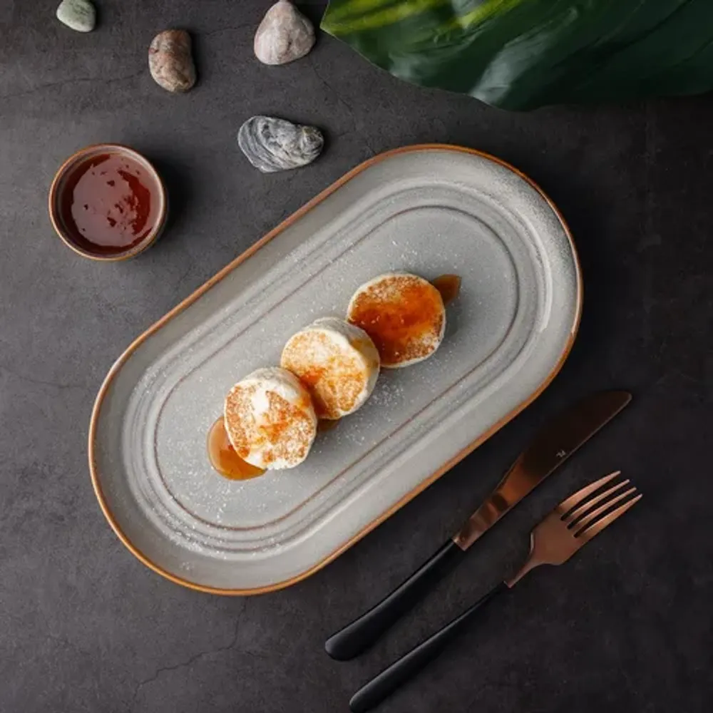 Блюдо овальное 30*16,5 см h3 см Evolution Mont Blanc P.L. Proff Cuisine [3]