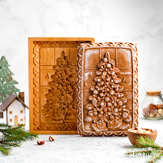 Пряничная форма королева елок