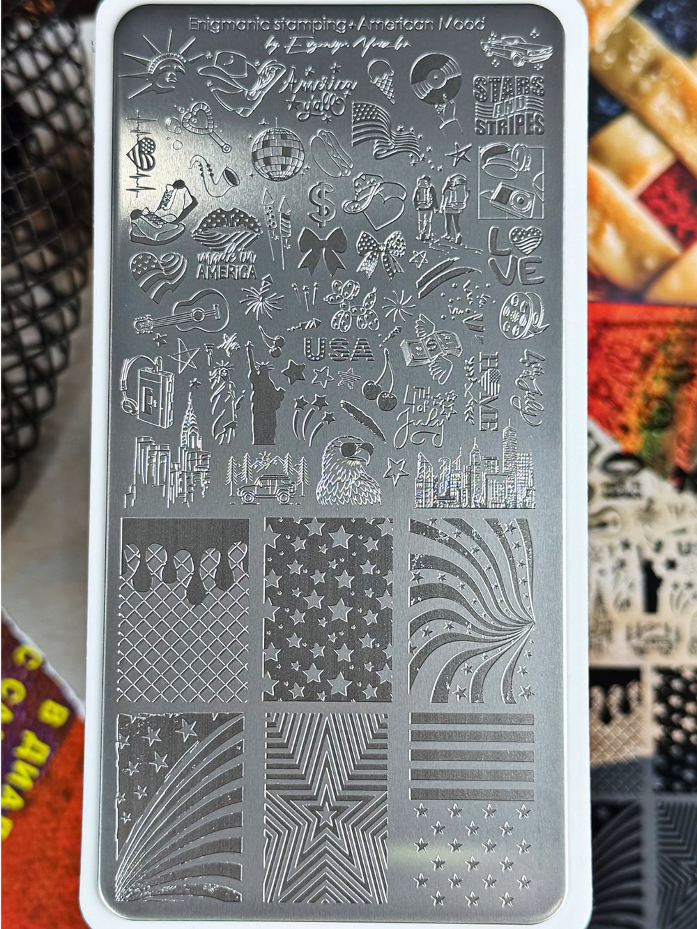 Stamping plate Enigmanic Stamping American Mood