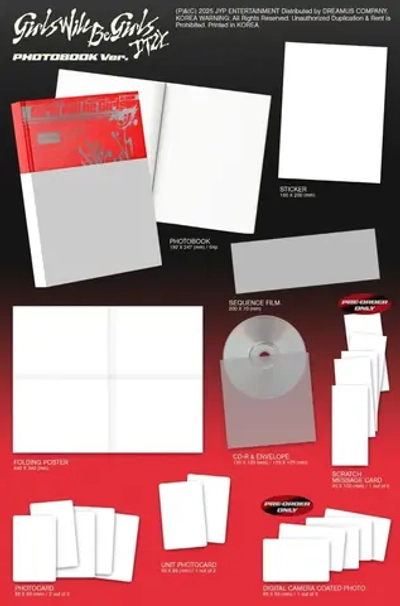 Альбом ITZY - Girls Will Be Girls [Photobook ver.]