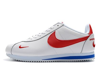 Nike cortez plain white hotsell