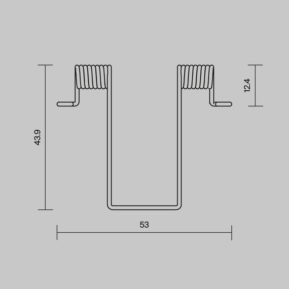 Комплект креплений Maytoni (для профиля ALM-4625-S-2M) 4 шт 642002