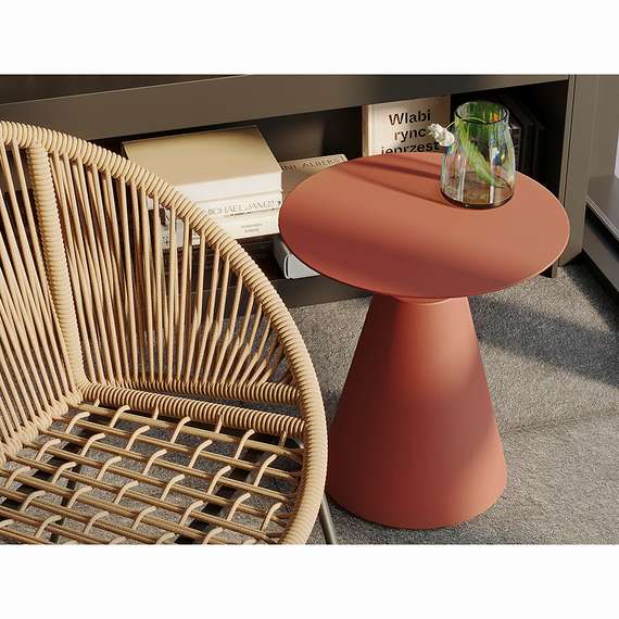 Столик кофейный Marius, Ø50х55 см, красный