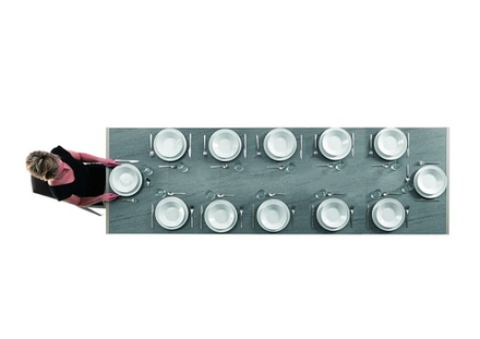 Стол М-City DISAUR Leo (42.55)120, 170*80*Н75 См (М313, M313, D003, D003 Серый Камень)