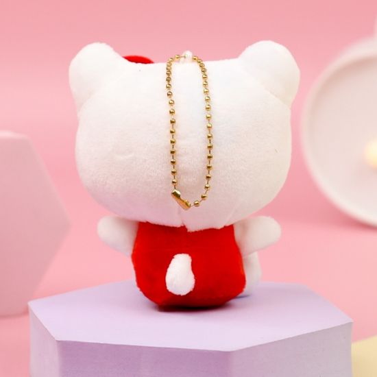 Мягкий брелок Китти на пляже 10 см