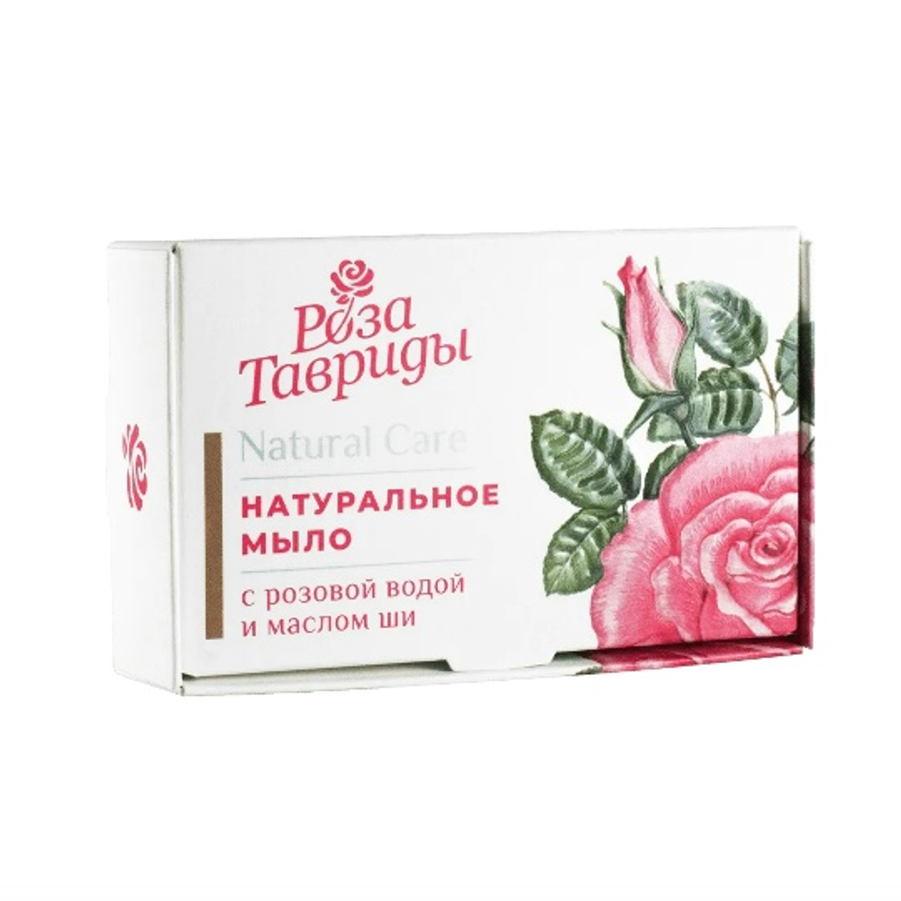 Натуральное мыло с розовой водой и маслом ши, 95гр, ТМ РОЗА ТАВРИДЫ