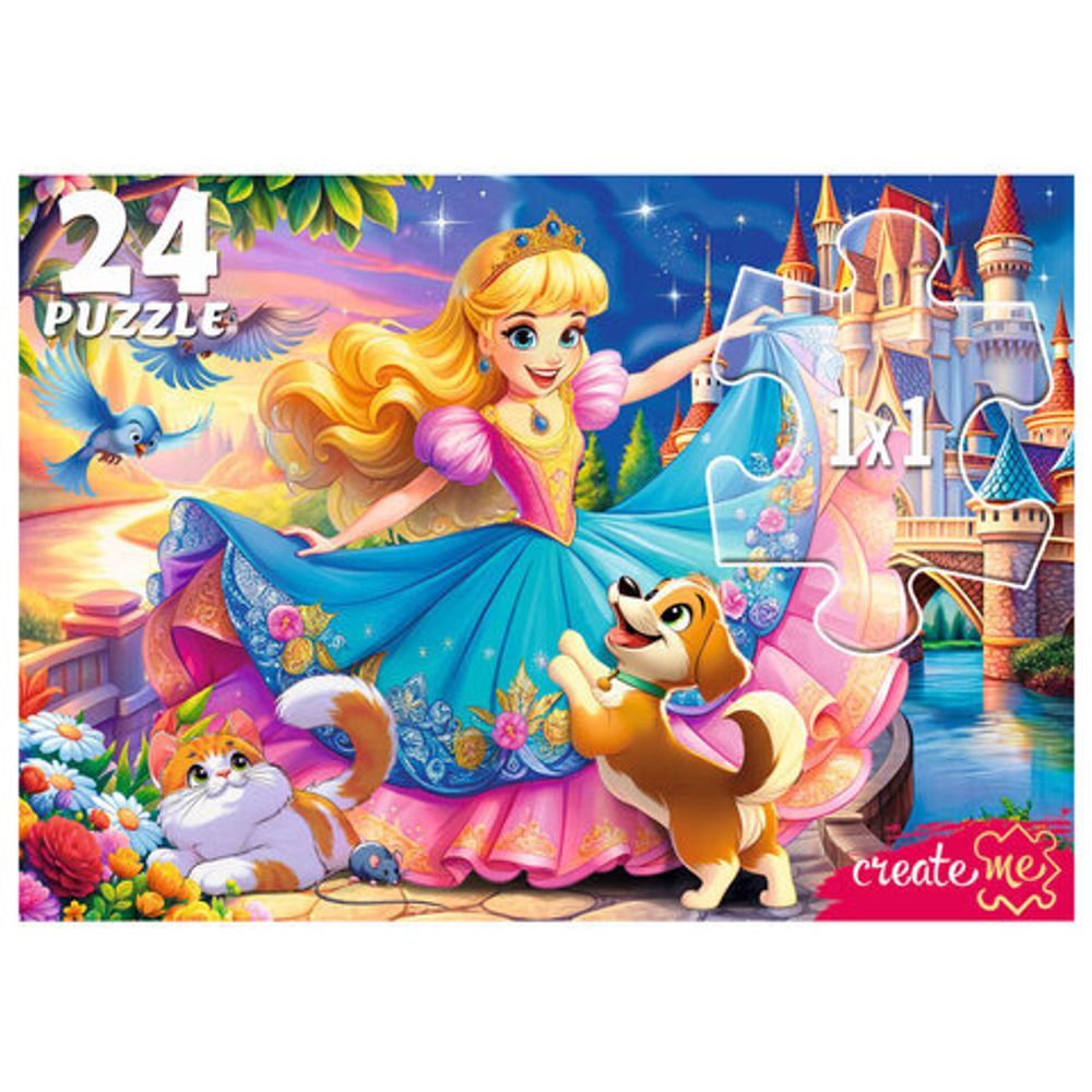 Пазл картонный "МАКСИ-ПАЗЛЫ", АССОРТИ, 180х125х40 мм, РК