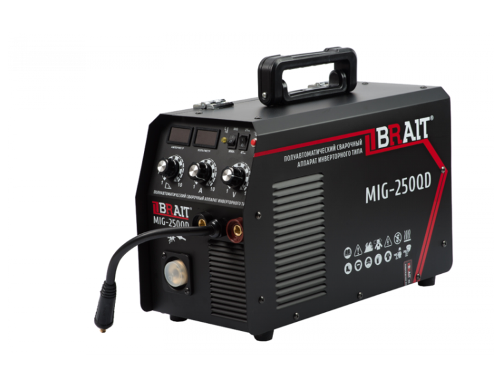 Инвертор сварочный п/автомат BRAIT MIG-250QD