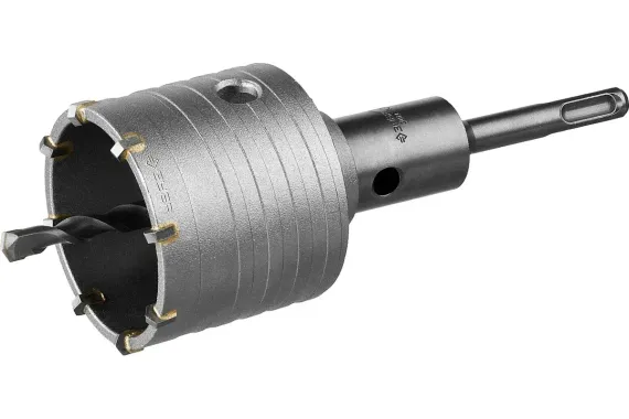 Коронка Зубр SDS PLUS 65мм буровое кольцо 04029