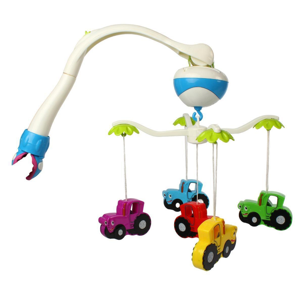 Мобиль "Синий трактор" 7 песенок, коробка 1608M677-STR (Умка)