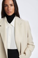 Жакет однобортный, Бежевый