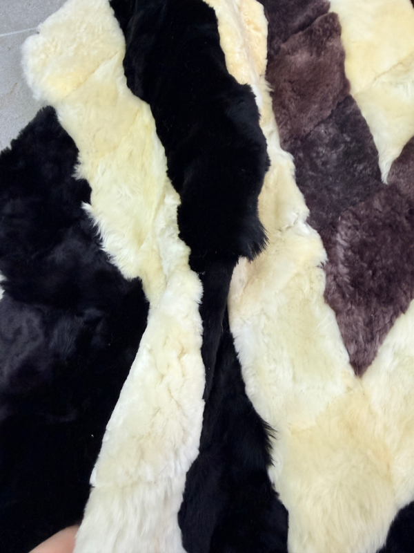 Меховой Коврик прикроватный накидка на кресло из овчины