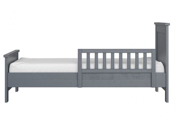 Кровать подростковая Ellipse Wood Серая