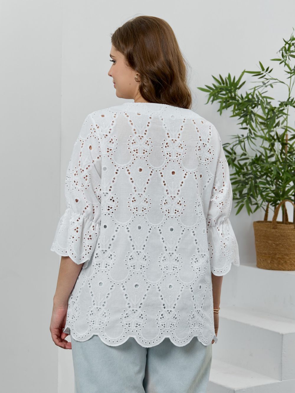 Блузка Милица-1 Виотекс БЕЛЫЙ -4