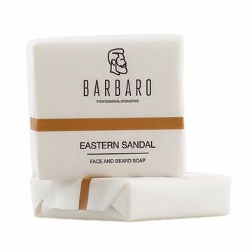 Мыло для лица и бороды Barbaro Eastern Sandal 90г.