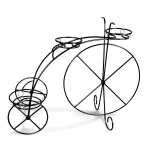 Подставка для цветов Велосипед-3 на 3 горшка бронз.антик Ц16