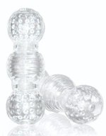 Прозрачный фигурный мастурбатор Master Stroker (Цвет: прозрачный)