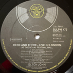 Elton John - Here And There (Голландия 1976г.)