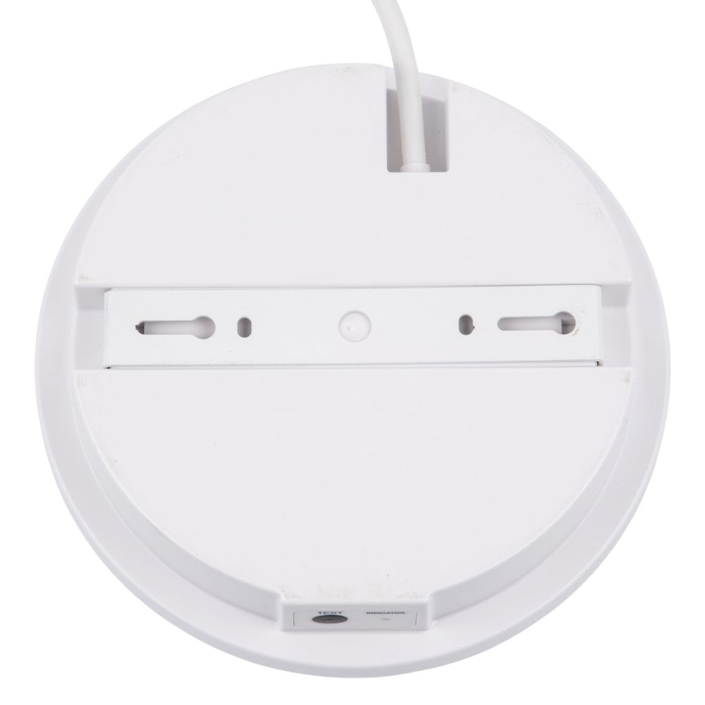 ULR-E60-12W-4000K WHITE Светильник светодиодный аварийного освещения. влагозащищенный. IP65. Белый свет 4000K. Диаметр 161мм. Встроенный аккумулятор. Корпус белый. ТМ Uniel