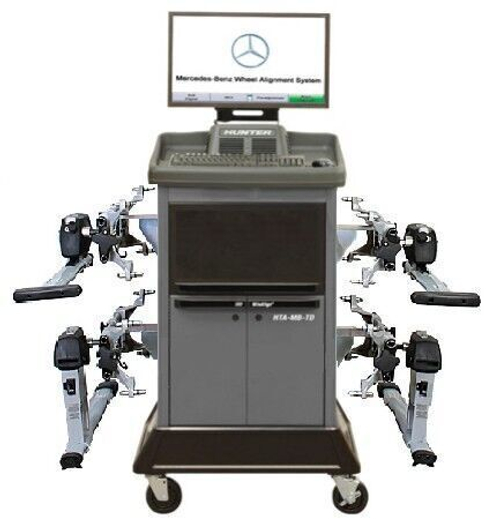 Стенд развал-схождения грузовой, Hunter WA560VM/22LT-740T, MB