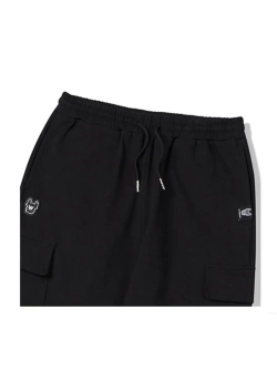 Брюки-карго с карманом на молнии