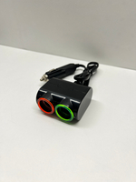 1631 / Разветвитель авто OLESSON 1631 (2 гнезда+USB)