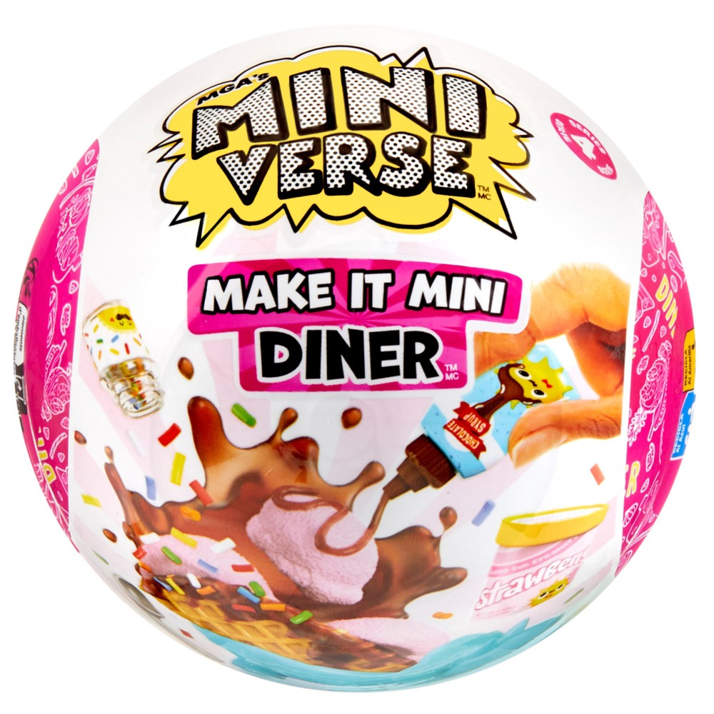 MGA's Miniverse - Мини Еда MAKIE IT MINI Food DINER Шар-сюрприз 546825