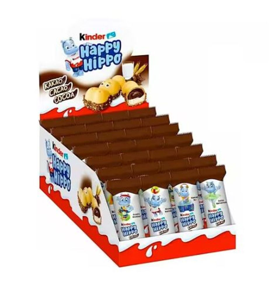 Печенье Kinder Happy Hippo Cacao 20,7гр